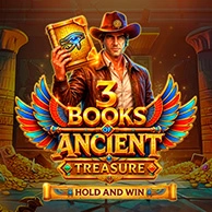 3 Books Of Ancient Treasure Hold and Win