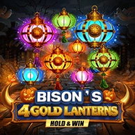 Bison's 4 Gold Lanterns Hold & Win