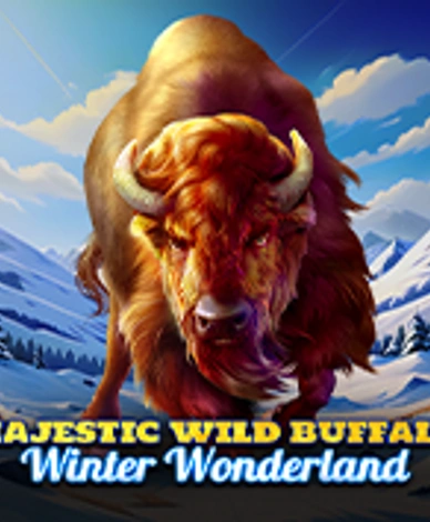 Majestic Wild Buffalo - Winter Wonderland