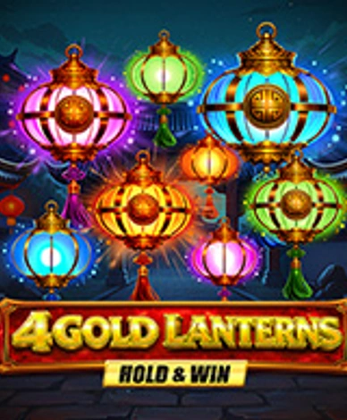 4 Gold Lanterns Hold and Win