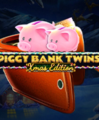 Piggy Bank Twins Xmas