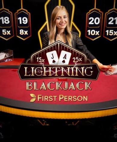 First Person Lightning Blackjack