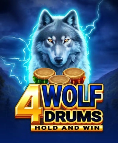 4 Wolf Drums Hold and Win