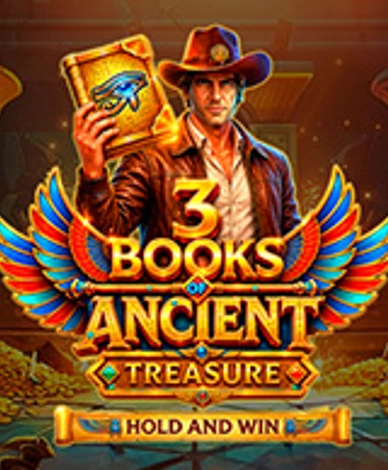 3 Books Of Ancient Treasure Hold and Win