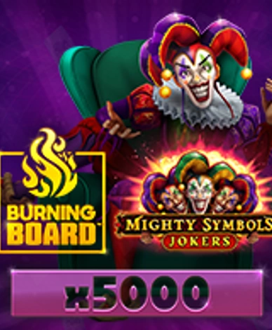 Mighty Symbols Jokers Burning Board