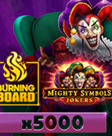 Mighty Symbols Jokers Burning Board