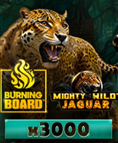 Mighty Wild Jaguar Burning Board