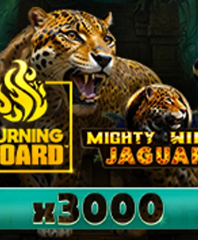 Mighty Wild Jaguar Burning Board