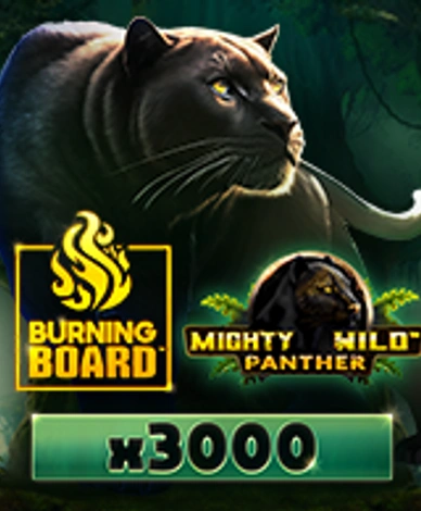Mighty Wild Panther Burning Board