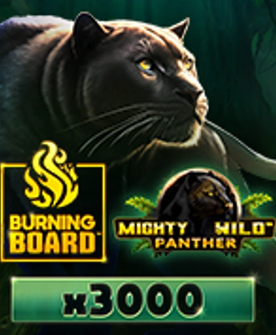 Mighty Wild Panther Burning Board