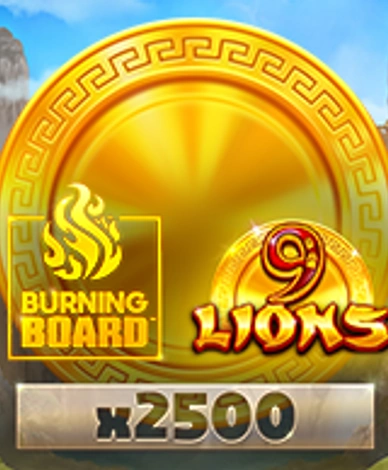 9 Lions Burning Board