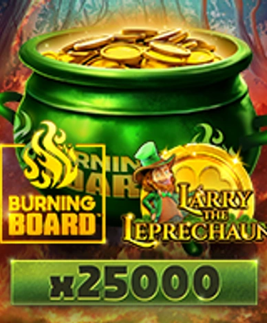 Larry the Leprechaun Burning Board