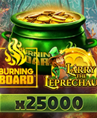 Larry the Leprechaun Burning Board