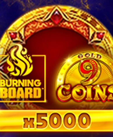 9 Coins Gold Burning Board