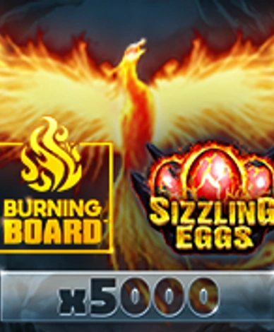 Sizzling Eggs Burning Board