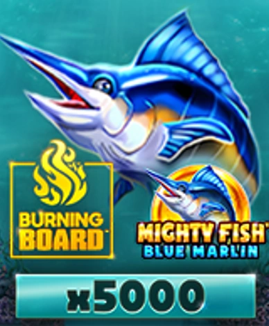 Mighty Fish Blue Marlin Burning Board