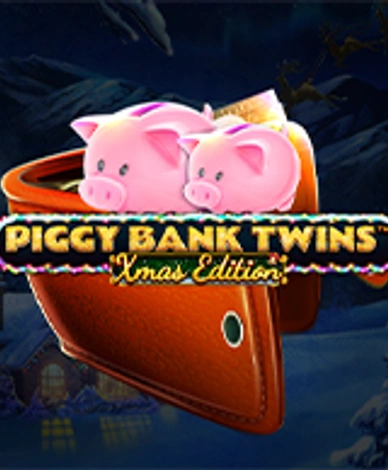 Piggy Bank Twins Xmas