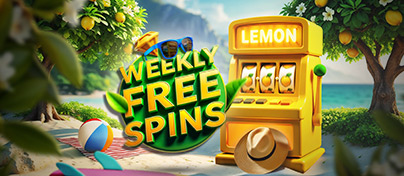 Promotional banner from Lemon Casino