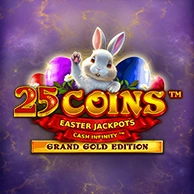 25 Coins Grand Gold Edition Easter Jackpots