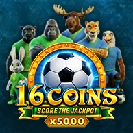 16 Coins x5000 Score the Jackpot