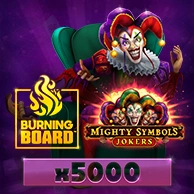 Mighty Symbols Jokers Burning Board