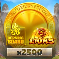 9 Lions Burning Board
