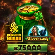 Clover Lady Burning Board