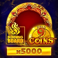 9 Coins Gold Burning Board