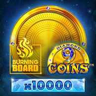 9 Coins Diamond Burning Board