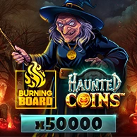 Haunted Coins Burning Board