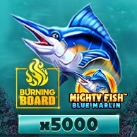 Mighty Fish Blue Marlin Burning Board