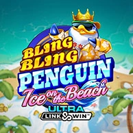 Bling Bling Penguin Ice On The Beach