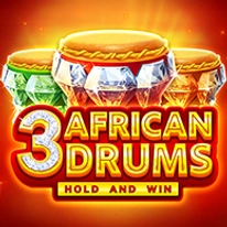 3 African Drums Hold and Win