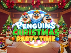 Penguins Christmas Party Time