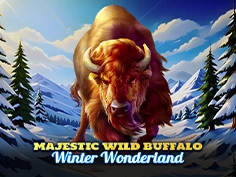Majestic Wild Buffalo - Winter Wonderland