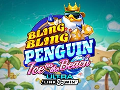 Bling Bling Penguin Ice On The Beach