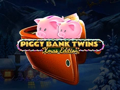 Piggy Bank Twins Xmas