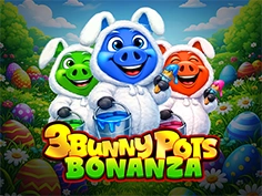 3 Bunny Pots Bonanza