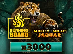 Mighty Wild Jaguar Burning Board