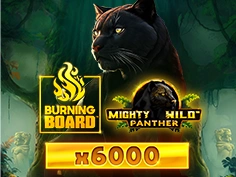 Mighty Wild Panther Gold Burning Board