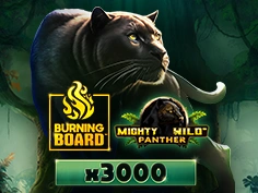 Mighty Wild Panther Burning Board