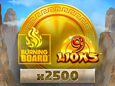 9 Lions Burning Board