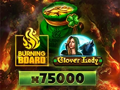 Clover Lady Burning Board