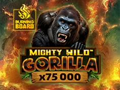 Mighty Wild Gorilla Burning Board