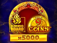 9 Coins Gold Burning Board