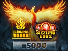Sizzling Eggs Burning Board