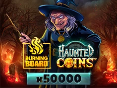Haunted Coins Burning Board