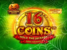 16 Coins Grand Gold Edition Halloween Jackpots