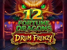 12 Fortune Dragons Drum Frenzy